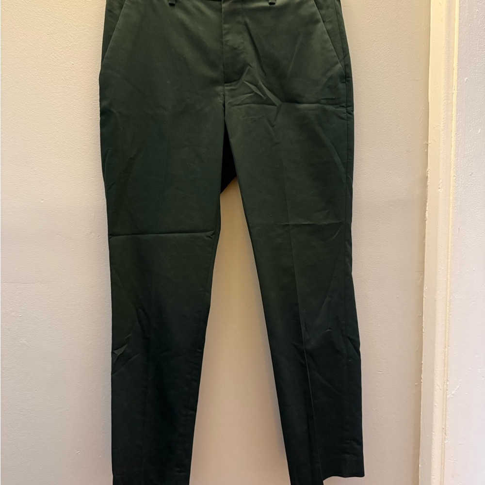 Express Dark Green Dress Pants for Men